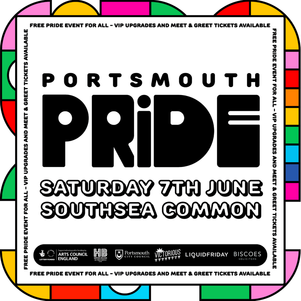 Portsmouth Pride Saturday 7th June Southsea Common Leaflet